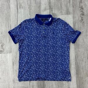 Polo by Ralph Lauren Blue Patterned Polo Shirt